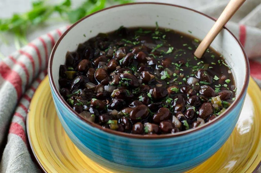 Seasoned black beans