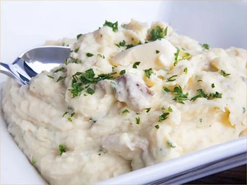 Creamy mashed potatoes