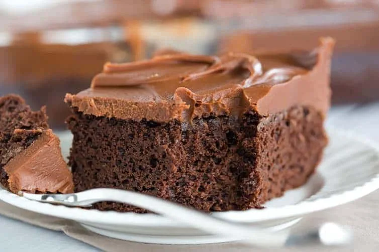 Rich chocolate sheet cake
