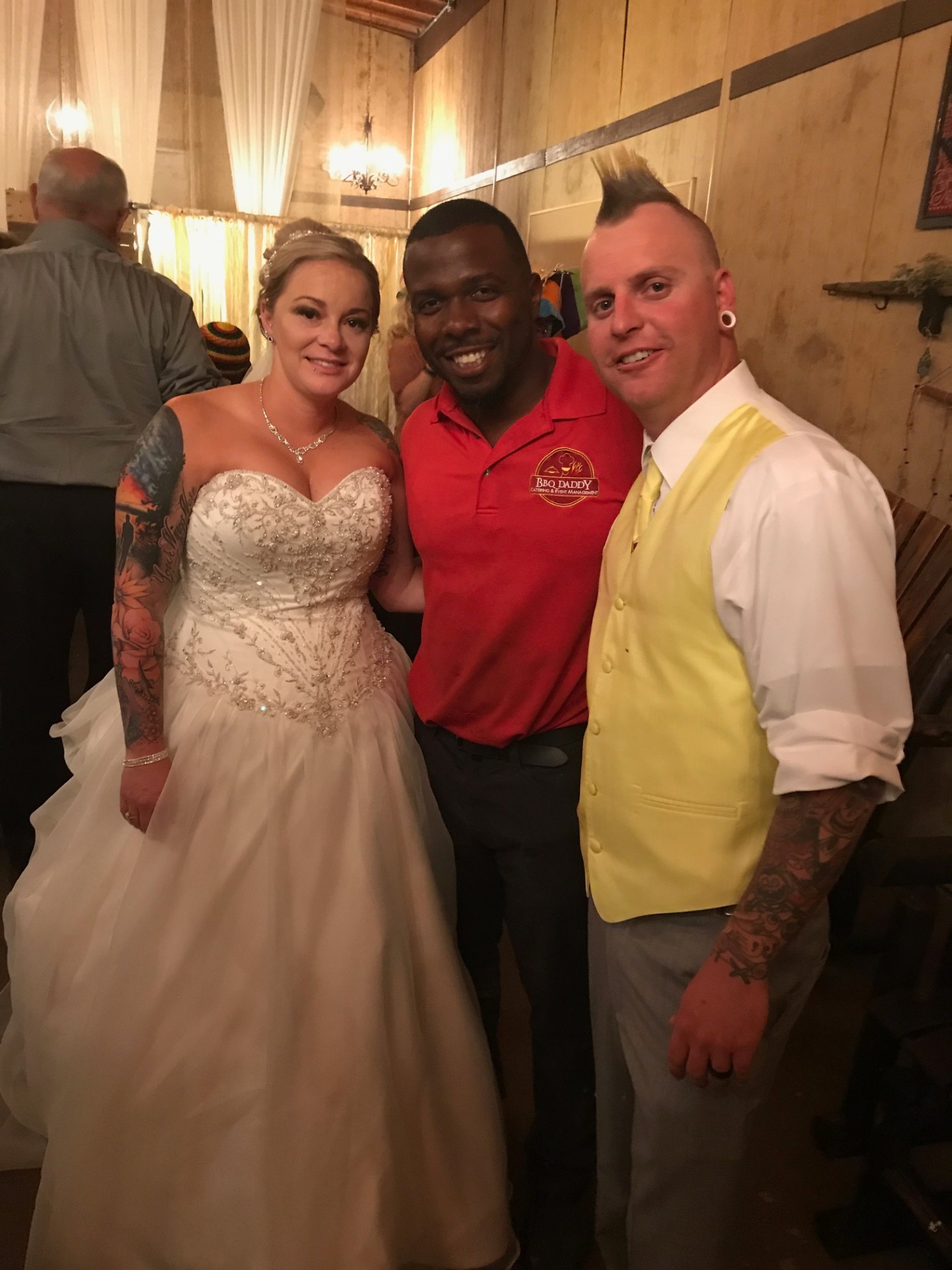 The BBQ Daddy catering a Phoenix Metro wedding reception
