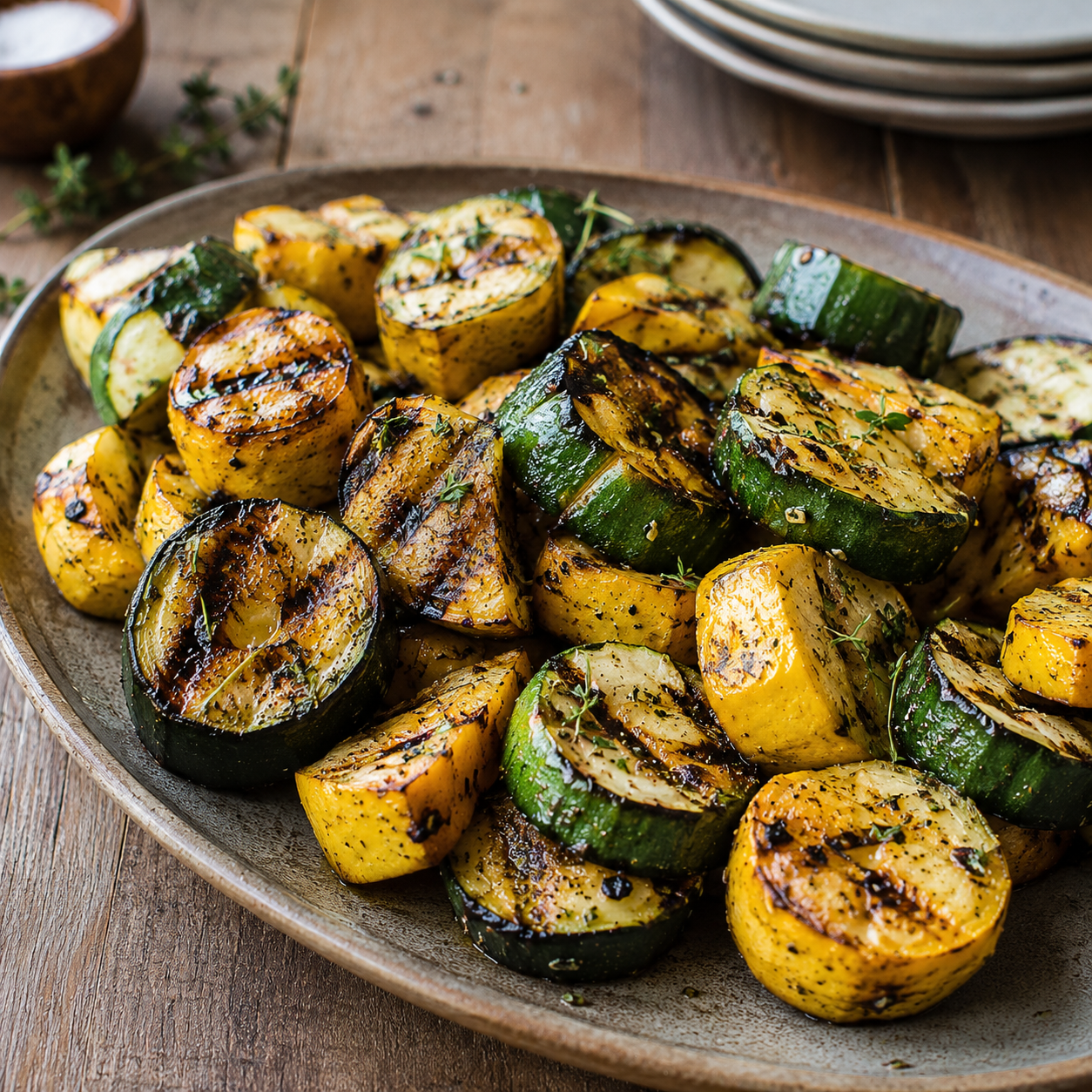 Grilled Squash & Zucchini