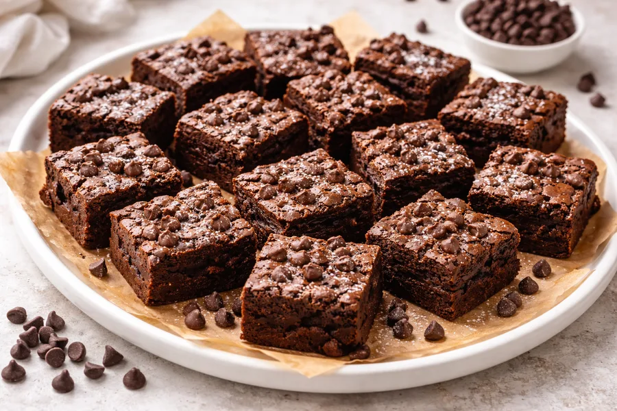 Double fudge brownies