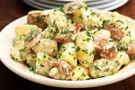 Herb-infused potato salad