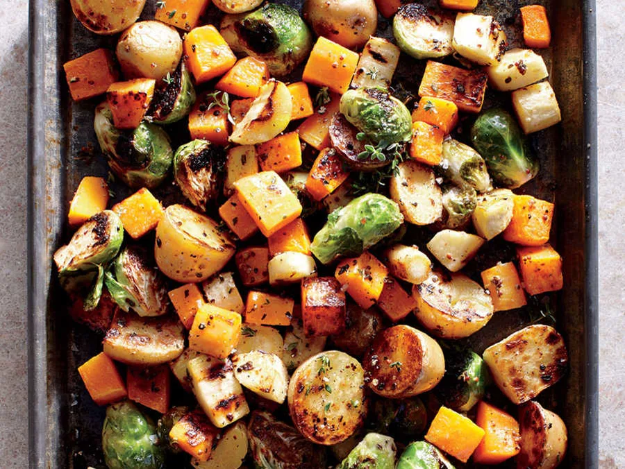 Roasted mixed vegetables